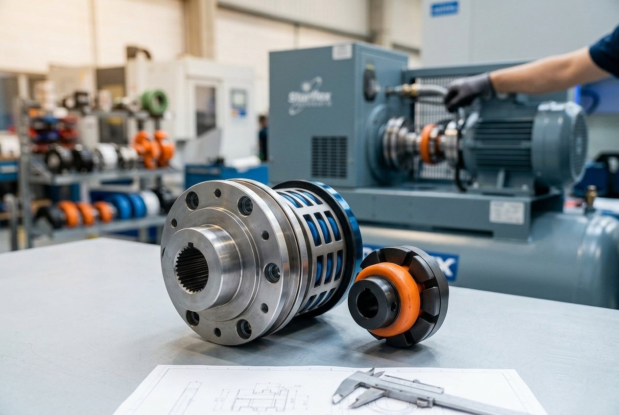 Acoplamento para Compressor de Ar: Como Escolher a Reposição Certa Sem Errar no Modelo